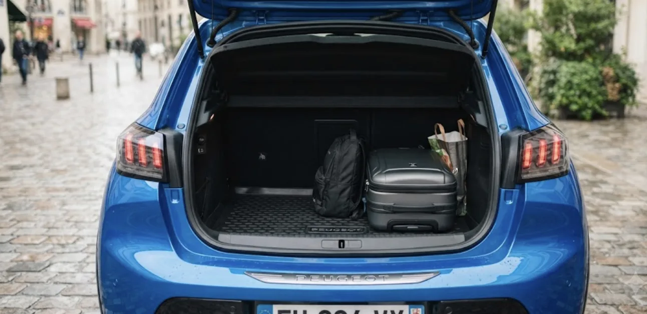 Taille du coffre Peugeot 208 : le volume réel par génération