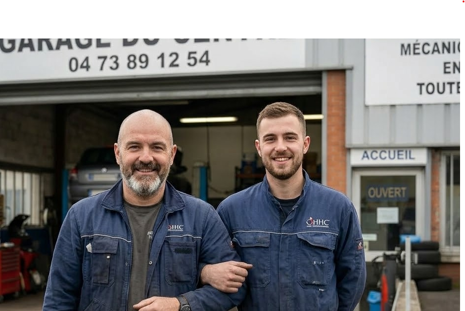 David et Arnaud, père et fils, fondateurs d'Le garage expert Auto