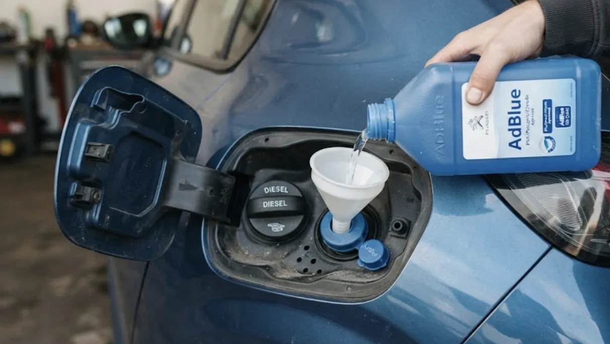 Réservoir AdBlue Peugeot 208 : emplacement et guide