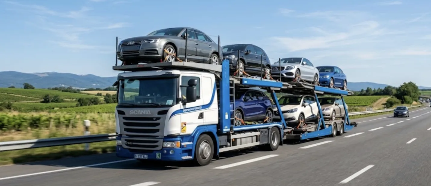 Tarif transport de voiture par camion : prix au km et barèmes