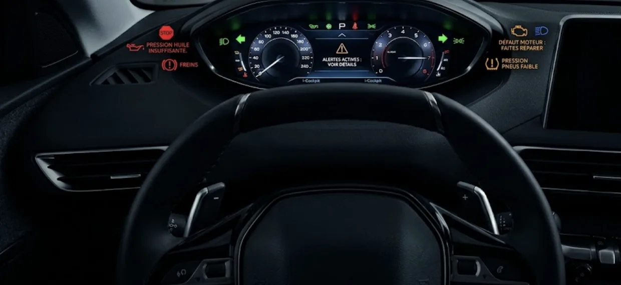 Voyants tableau de bord Peugeot 3008 : signification